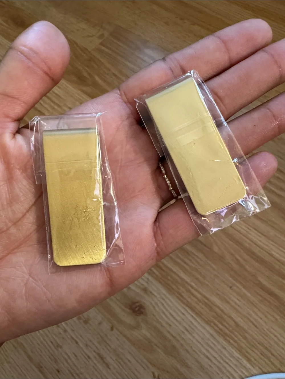 Gold Metal Money Clip Set ✨